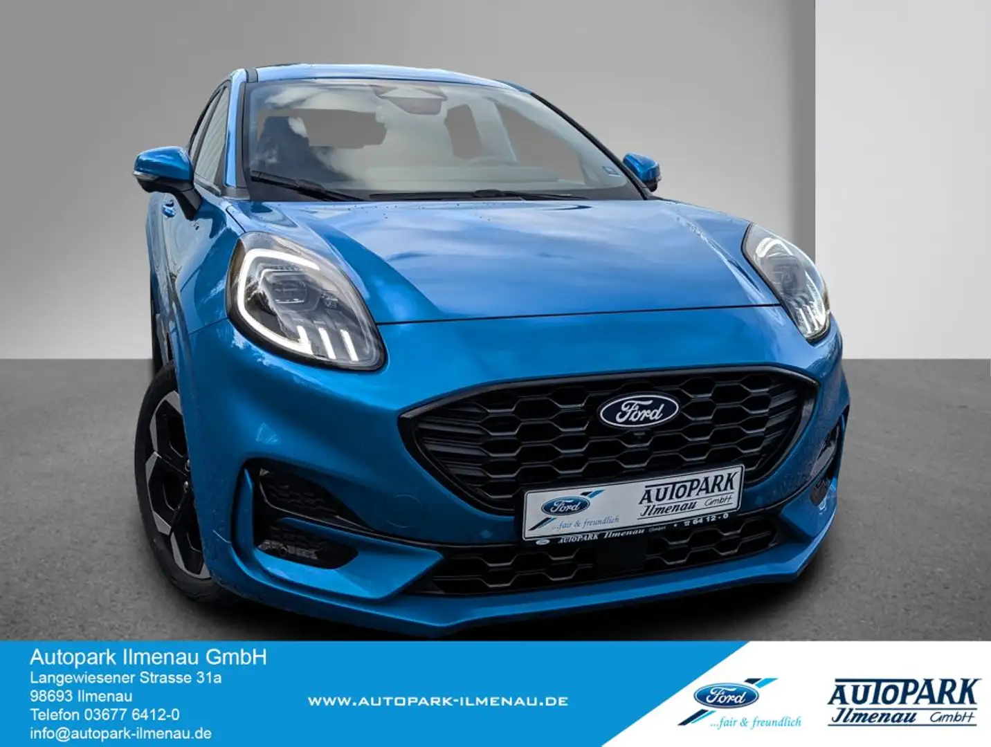 Ford Puma ST-LINE X Matrix-LED+360°+el. Heckkl.+SHZ Blau - 1