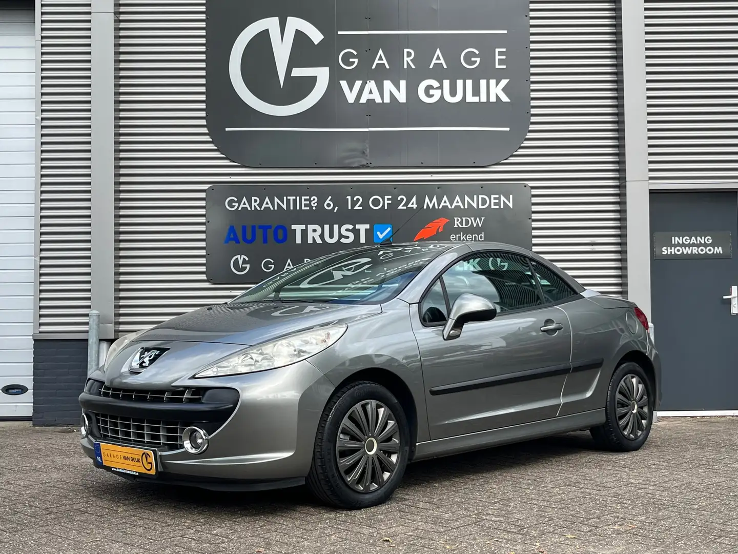 Peugeot 207 CC 1.6 VTi 120PK Cabrio,Airco,Cruise,ElektrRamen+S Grau - 1
