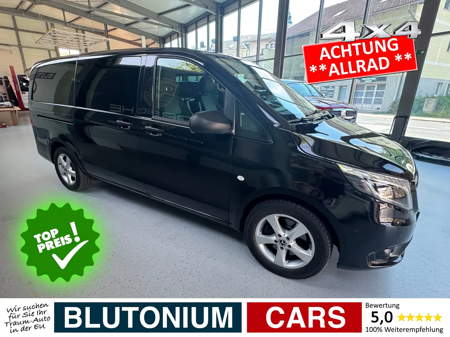 Mercedes-Benz Vito 119 Mixto 4MATIC lang Aut. *LED*ALLRAD*CAM*PDC* Zwart - 2