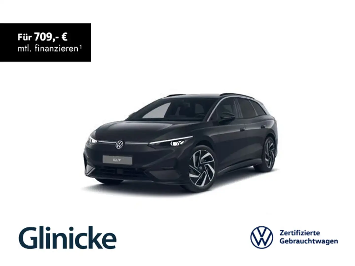 Volkswagen ID.7 Tourer Pro AHK/20''/360''/Matrix/Assist/ACC Czarny - 1