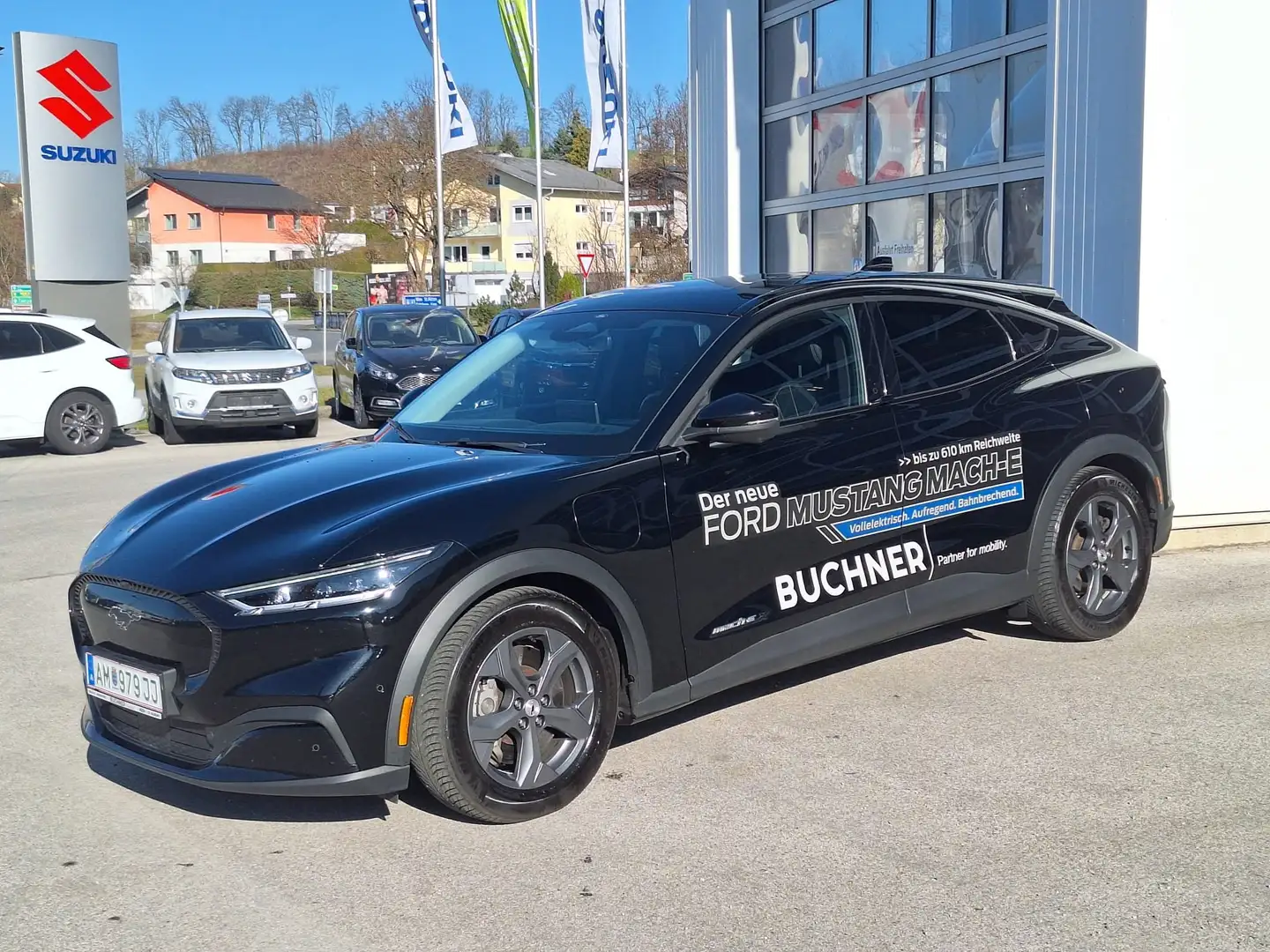 Ford Mustang Batterie 98,7 kWh - 5 Jahre/100.000 km Garantie Schwarz - 2