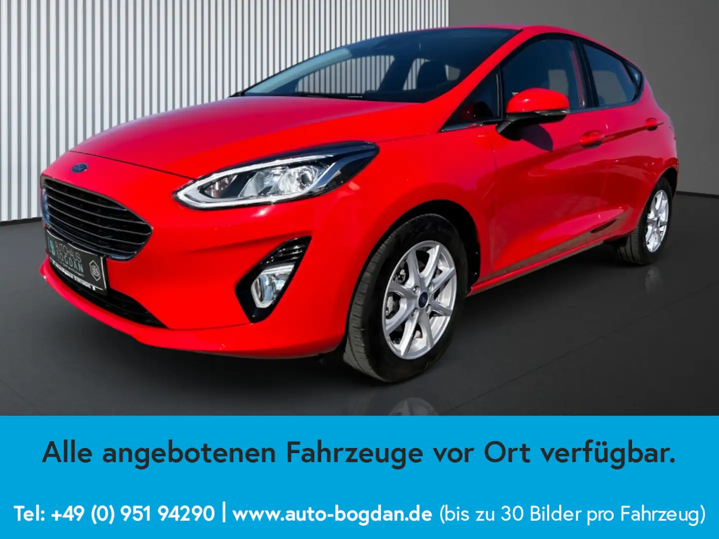 Ford Fiesta Titanium LED*Tempomat*SHZ*PDC*Navi v.App Rot - 2