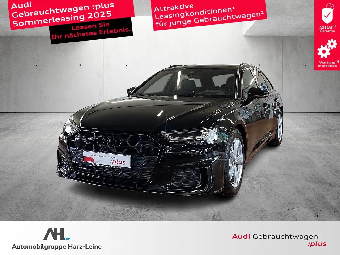 Audi A6 Avant 45 TFSI S line S-tronic AHK HD-Matrix HuD Na Schwarz - 1