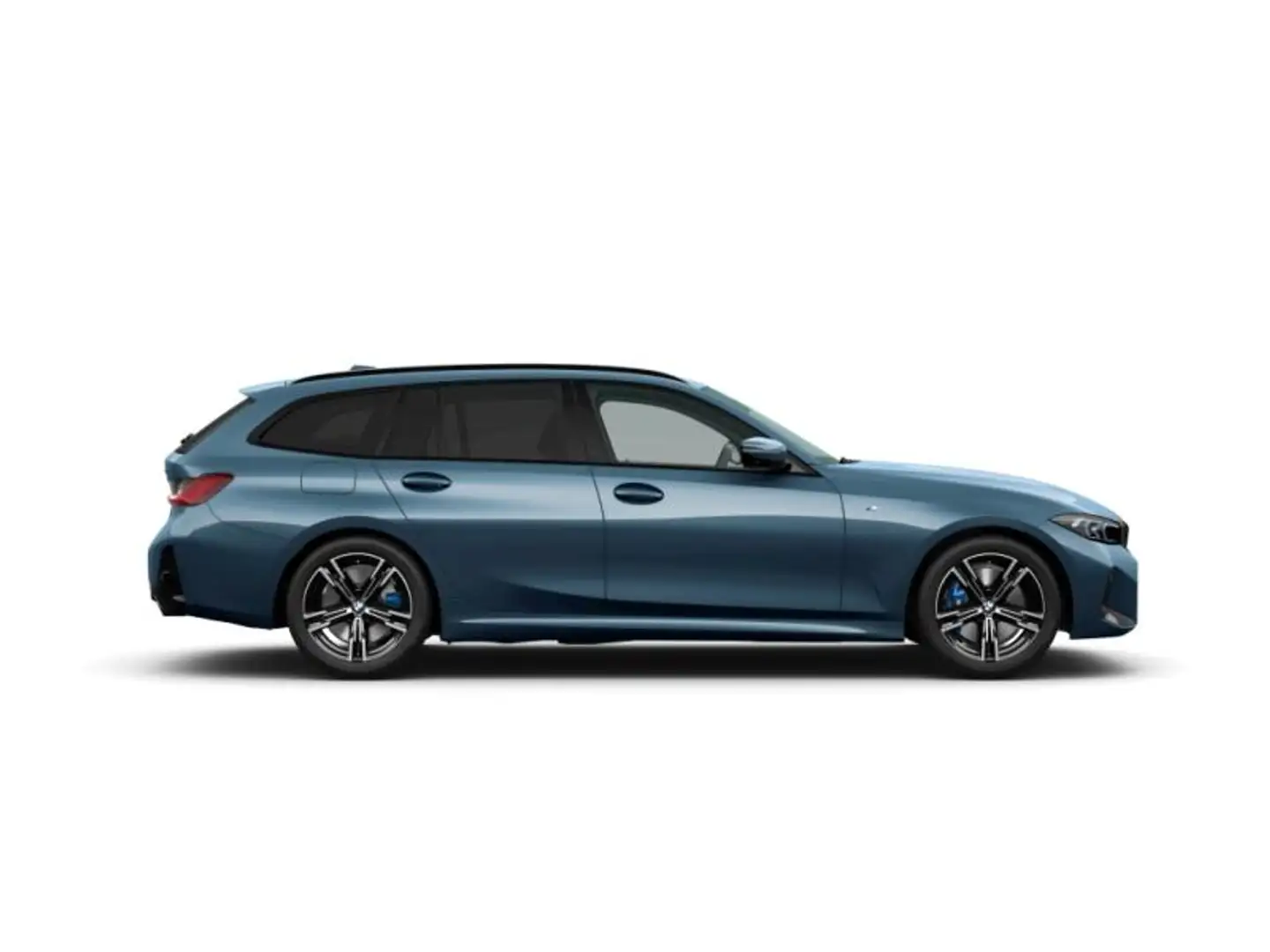 BMW 330 330e Touring M Sport Bleu - 2