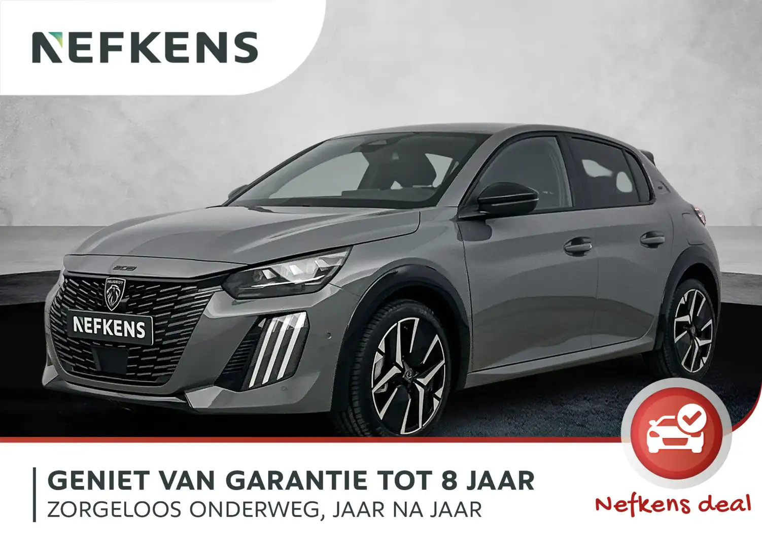 Peugeot 208 1.2 Hybrid 145 e-DCS6 GT | Super voorraaddeal! | N Grijs - 1