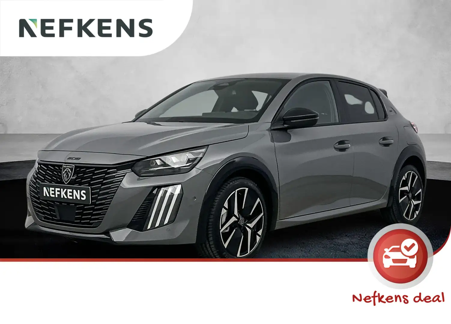 Peugeot 208 1.2 Hybrid 145 e-DCS6 GT | Super voorraaddeal! | N Gris - 1
