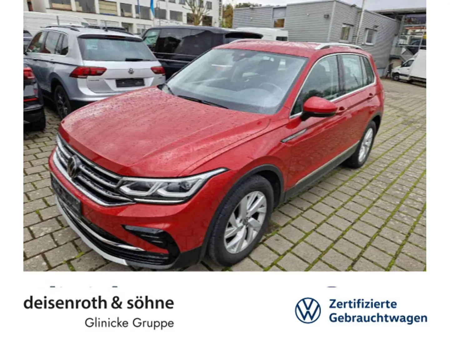 Volkswagen Tiguan Elegance 1.5 TSI DSG AHK/Nav/Kam/Massage Rot - 1