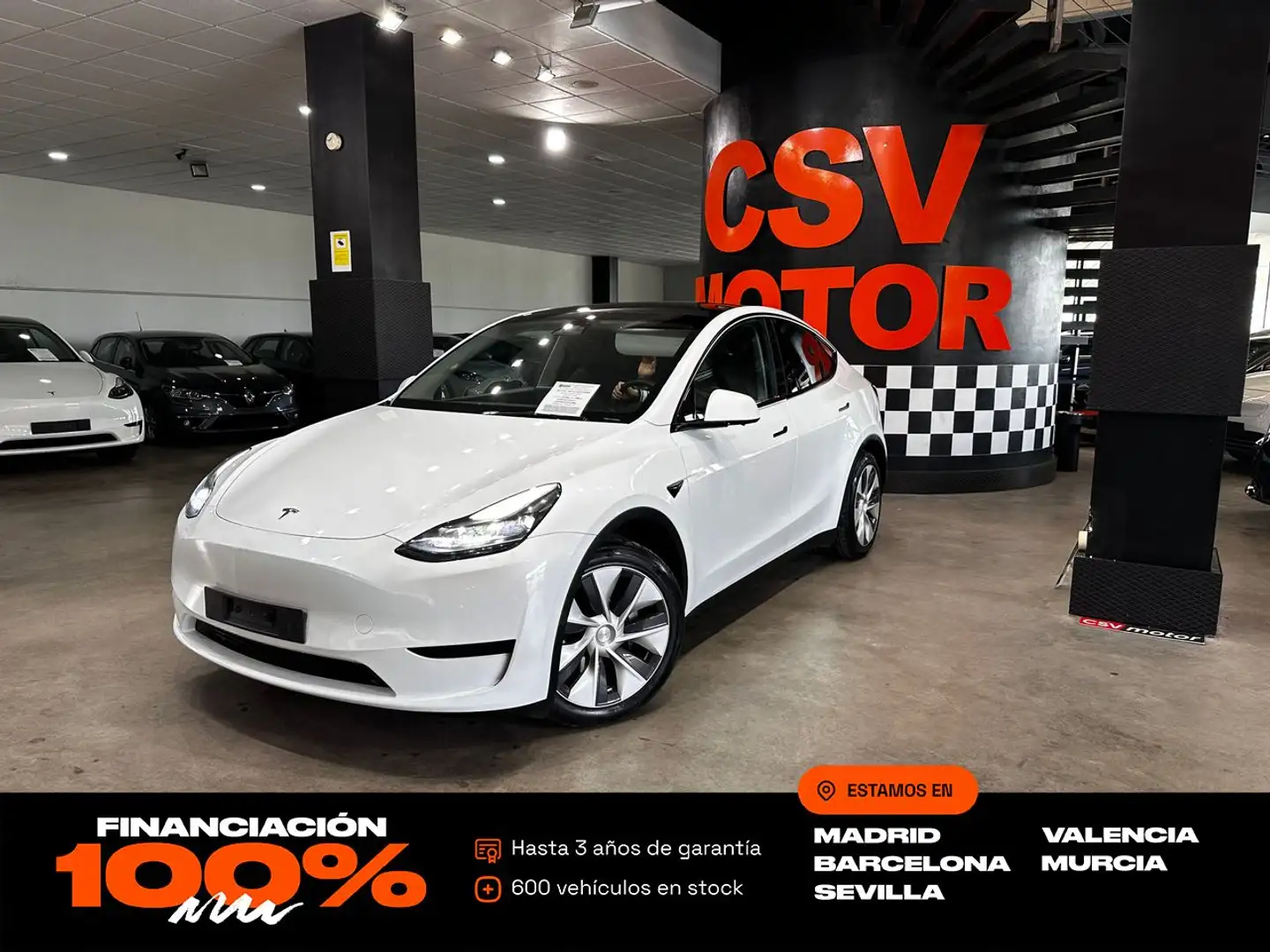 Tesla Model Y Tracción Trasera RWD Blanco - 1