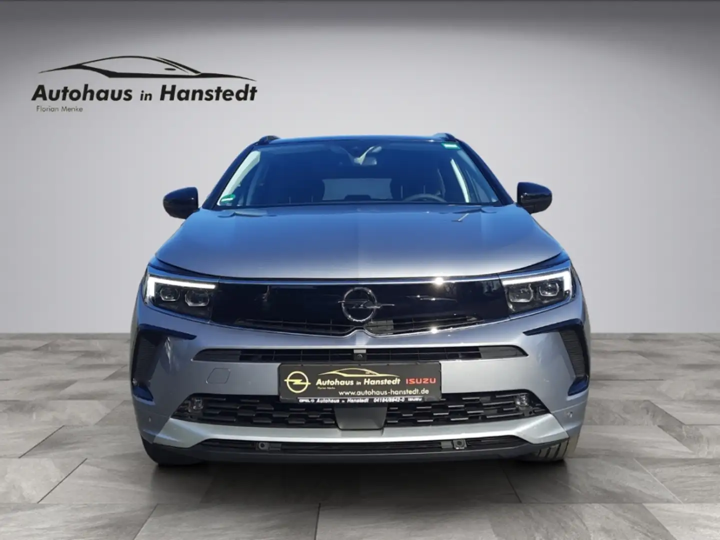 Opel Grandland 1.2 Turbo Ultimate 131PS 8AT LED Leder 360 Kamera Grijs - 2