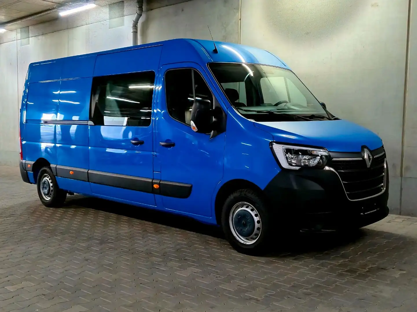 Renault Master L3H2 Doka 7 Sitze Klima Blau - 2