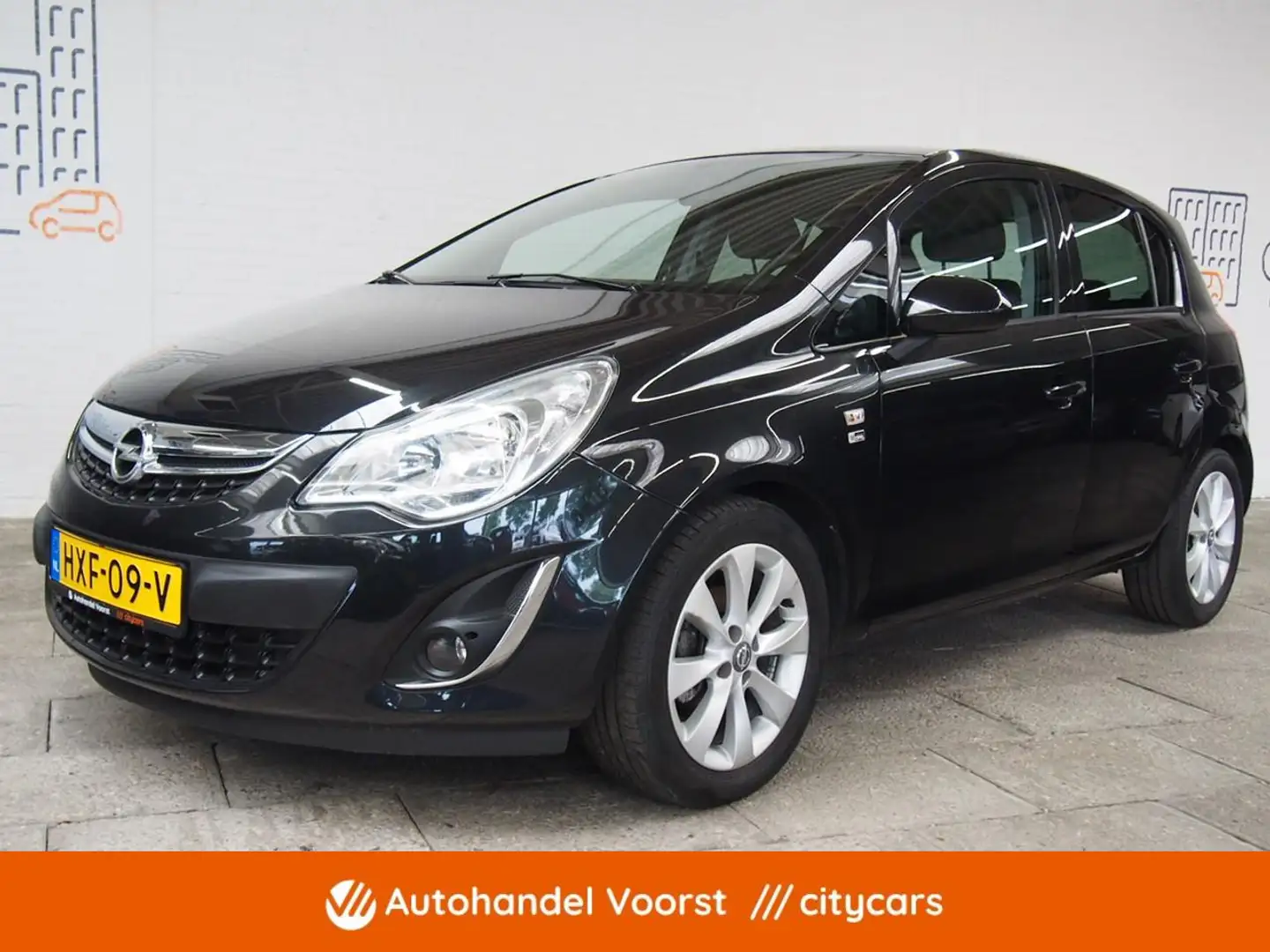 Opel Corsa 1.2 EcoFlex Selection Cruise Control (APK:Nieuw) I Zwart - 1