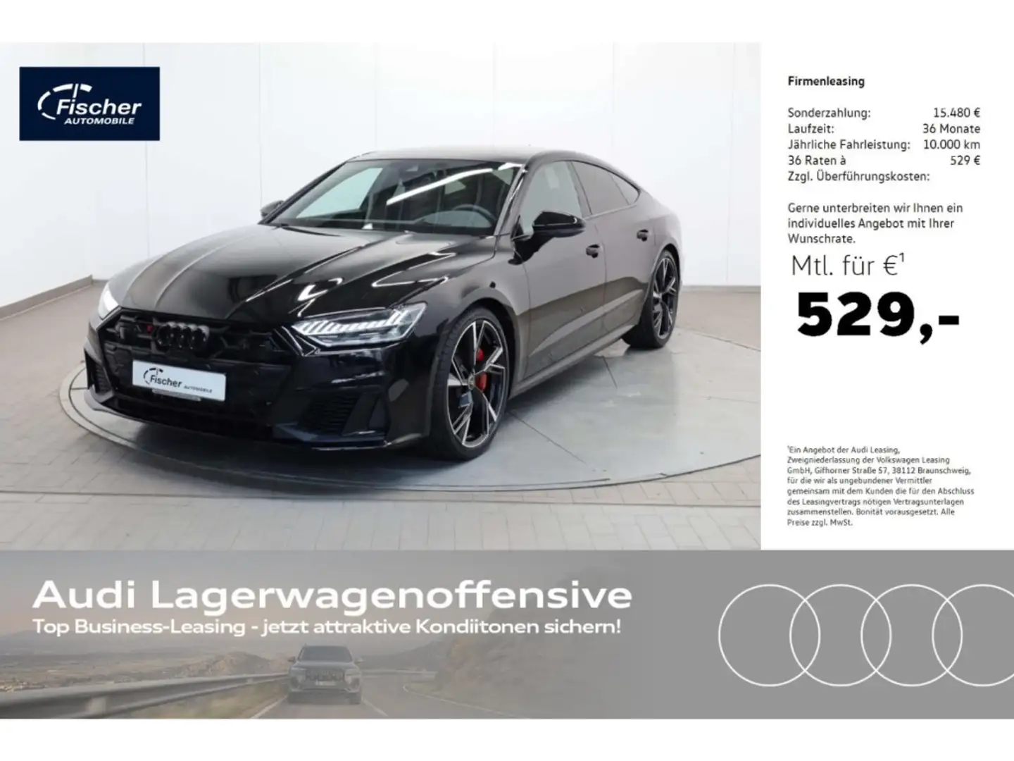 Audi S7 Sportback TDI quattro Černá - 1