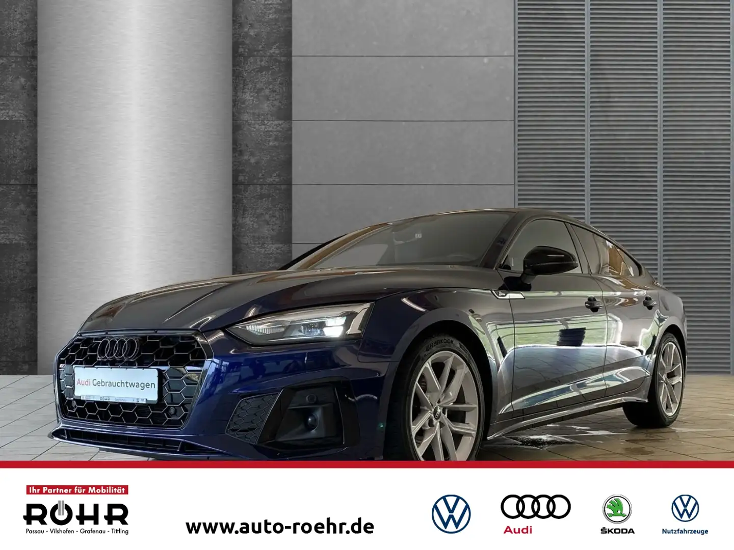 Audi A5 Sportback S line (Garantie 10/2027.Navi.SHZ.Kamera Blue - 1