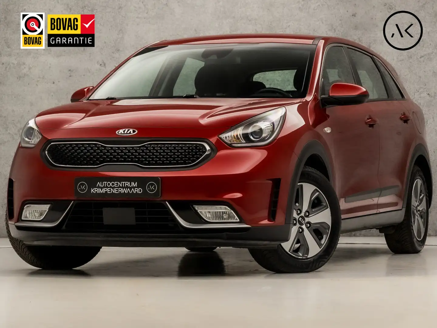 Kia Niro 1.6 GDi Hybrid Automaat (APPLE CARPLAY, NAVIGATIE, Rood - 1