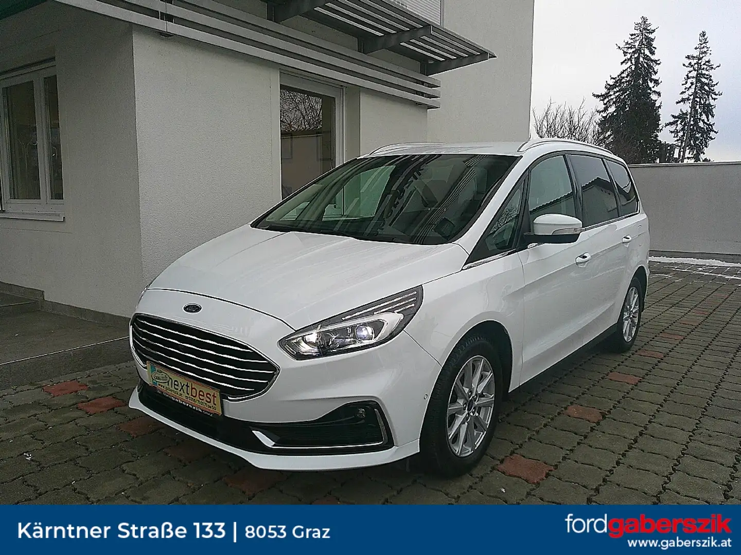 Ford Galaxy 2,5 Duratec Hybrid Titanium Aut. Weiß - 1