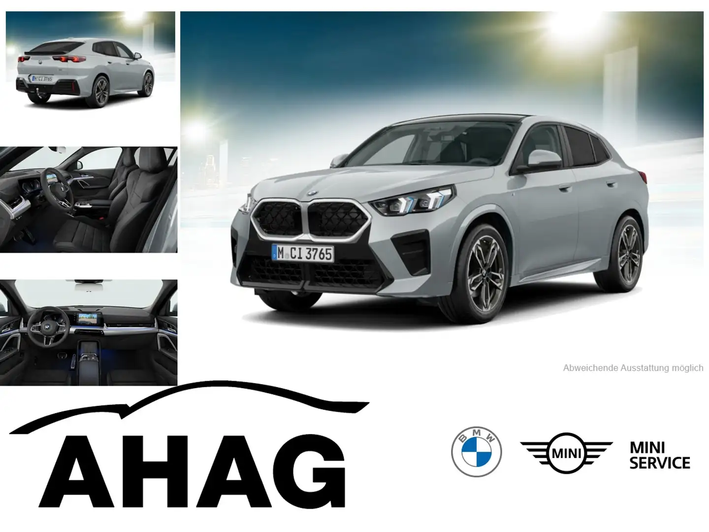 BMW X2 sDrive20i Steptronic DCT Navi DSG Tempom.aktiv Pan Grau - 1