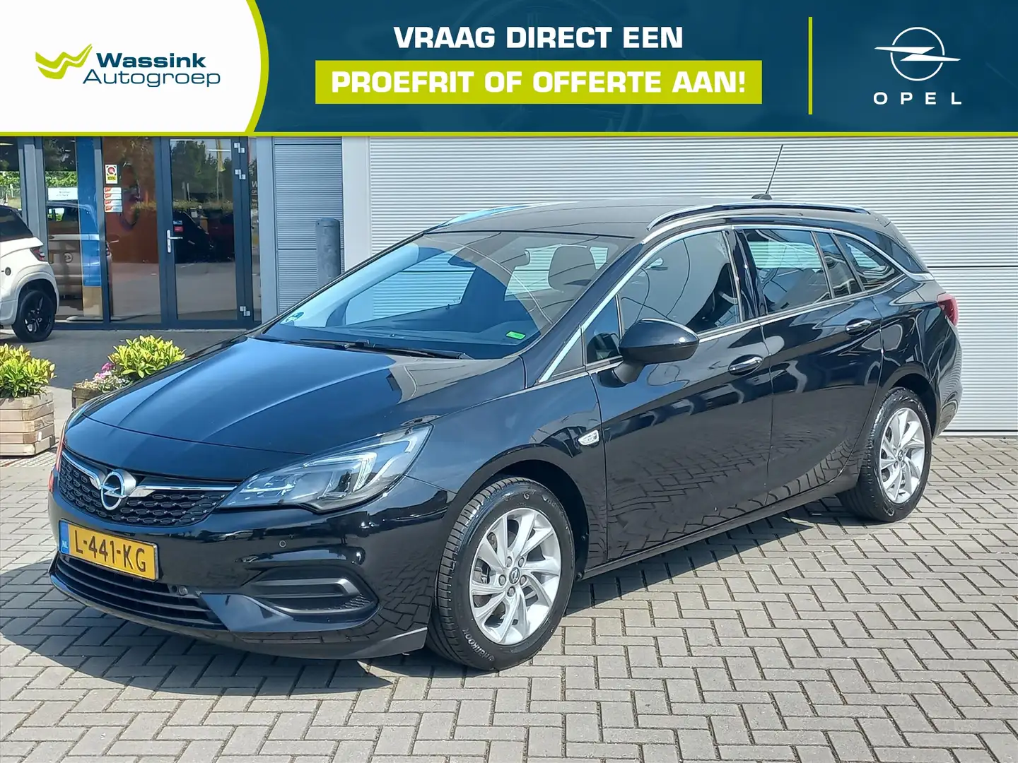 Opel Astra Sports Tourer 1.2T 130pk Business Elegance | Clima Zwart - 1