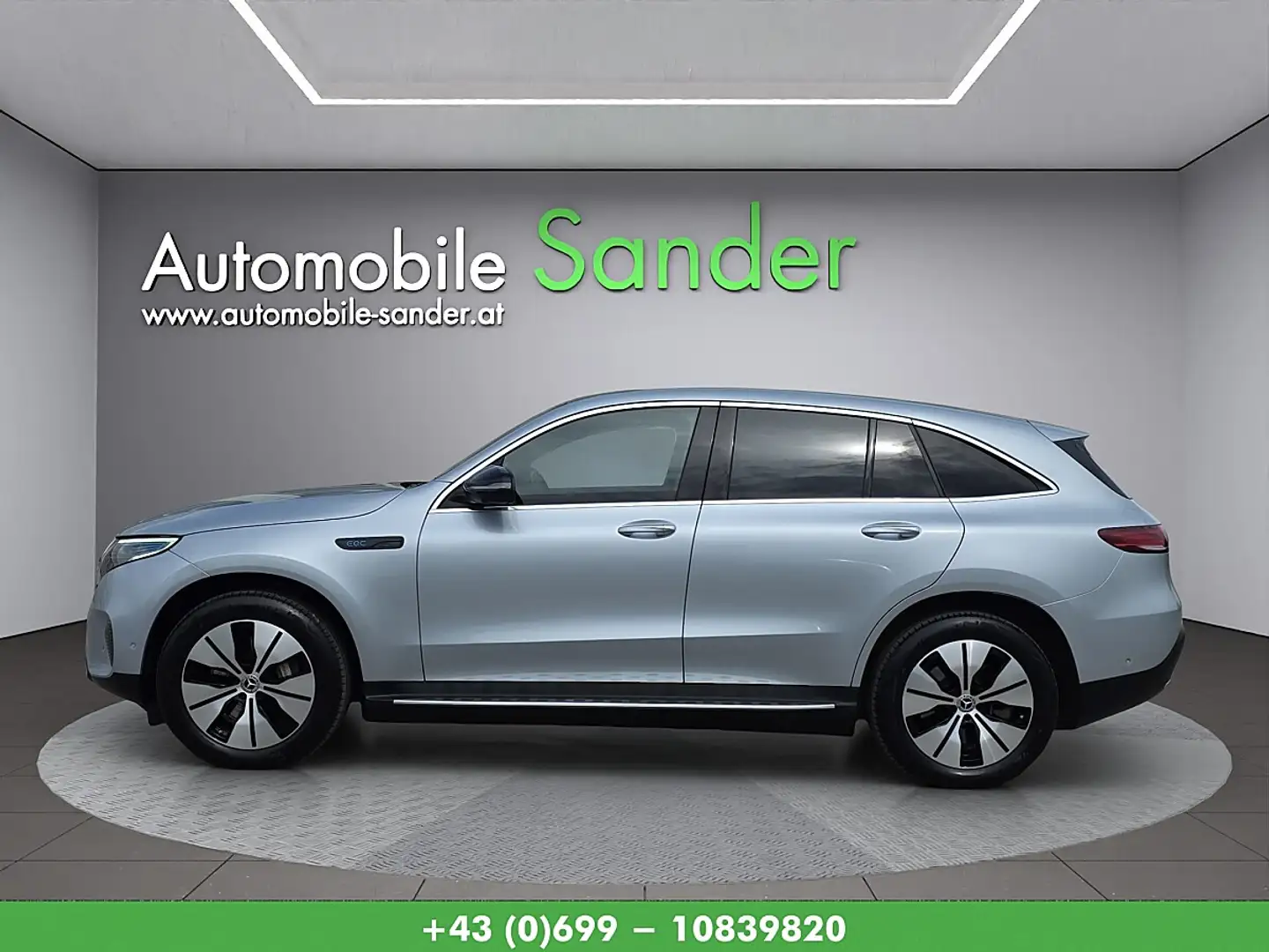 Mercedes-Benz EQC 400 4MATIC 80kWh*MATRIX /AHK /1.BESITZ* Silber - 2