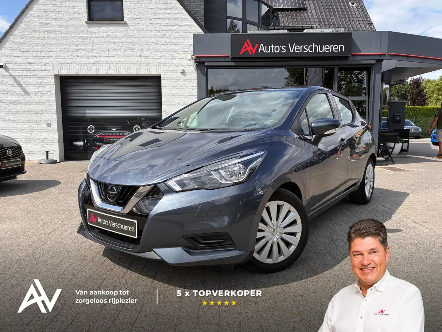 Nissan Micra 0.9 DIG-T Acenta ** Carplay | Cruise | Airco Grey - 1