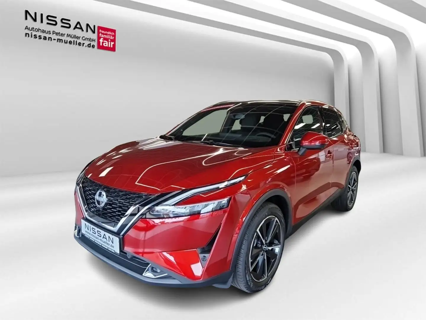 Nissan Qashqai 1.3 DIG-T  Tekna 6MT 158PS 19" ProPilot Rouge - 1
