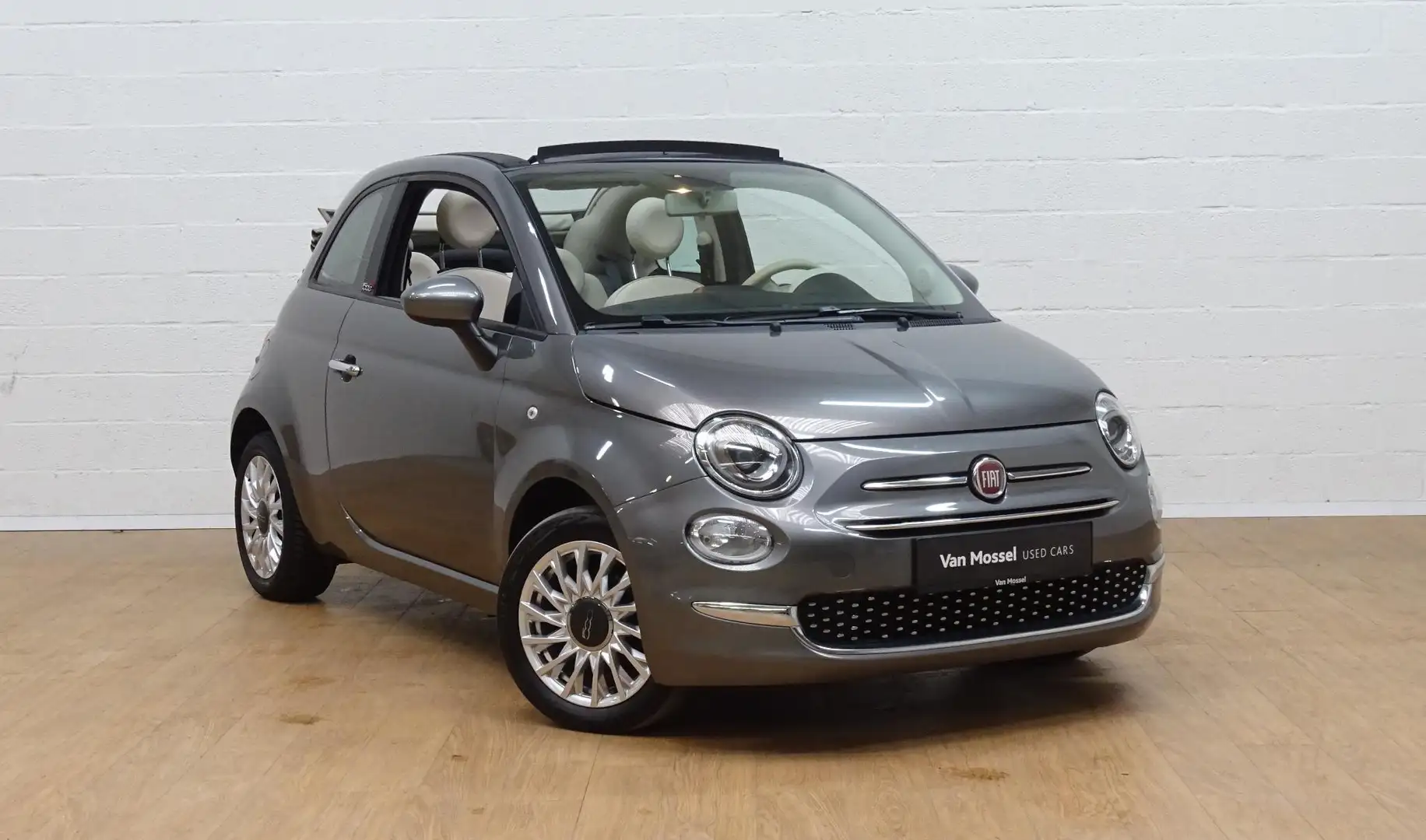 Fiat 500C 1.0 Hybrid Gris - 2