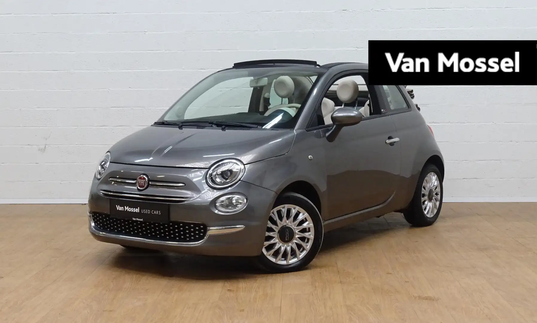Fiat 500C 1.0 Hybrid Grijs - 1