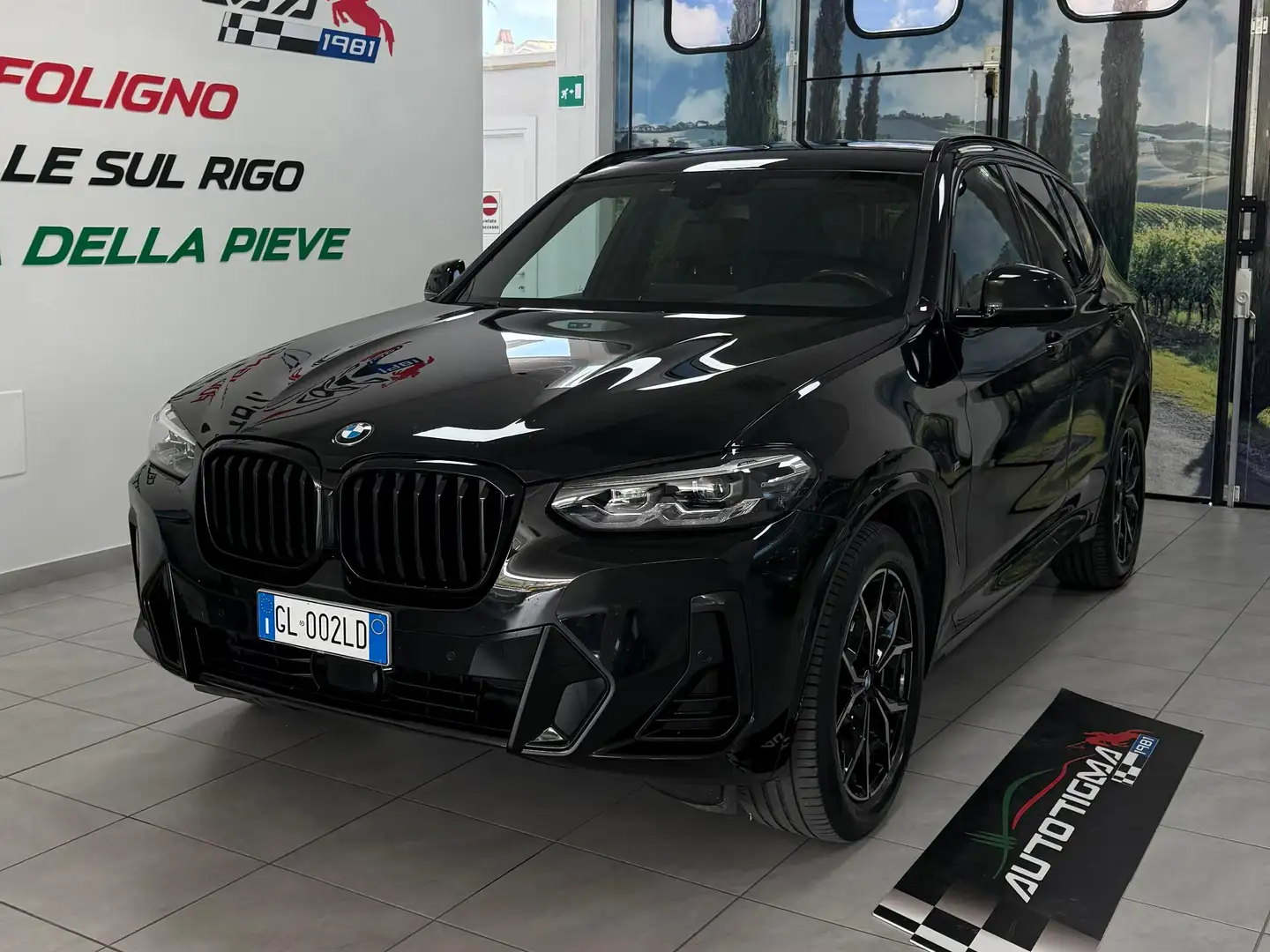 BMW X3 X3 xdrive20d mhev 48V Msport auto Zwart - 1