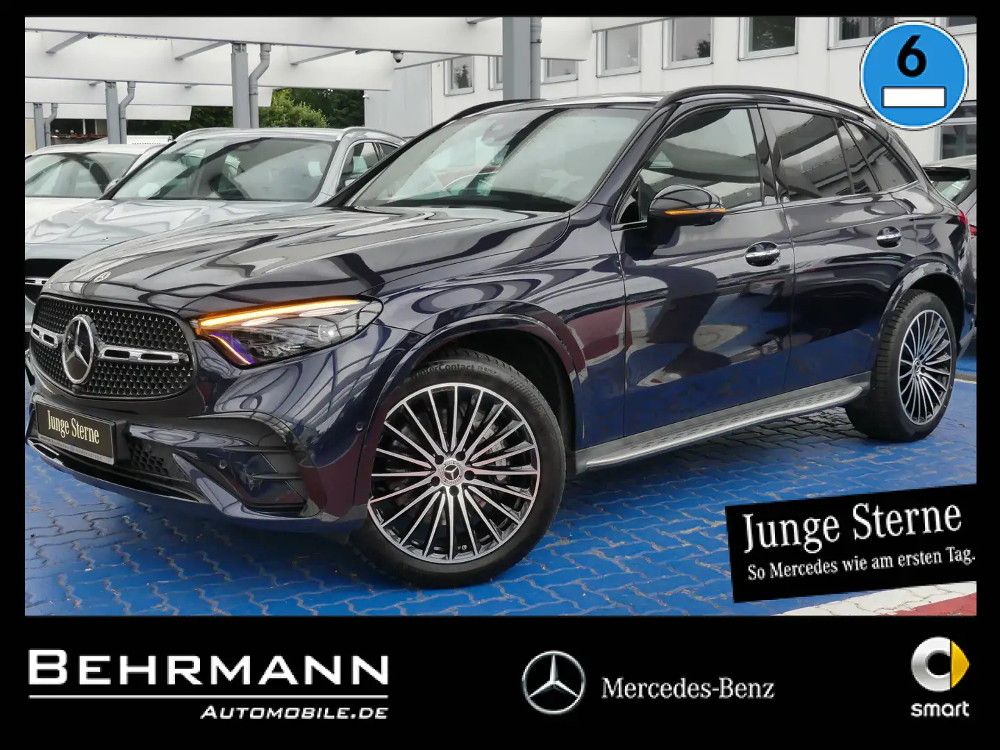 Mercedes-Benz GLC 300 GLC 300d 4M +AMG+360°Kam+Distronic+Panorama+AHK+ Blau - 1