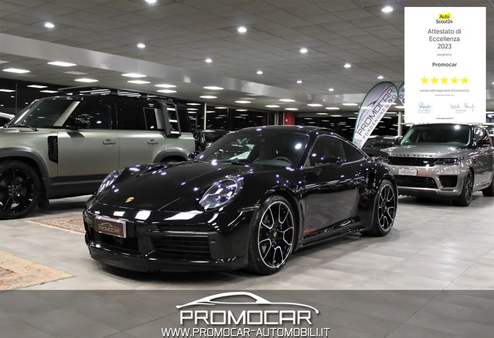 Porsche 911 TURBO S 3.7 Coupé *IPERFULL*IVA* Black - 1
