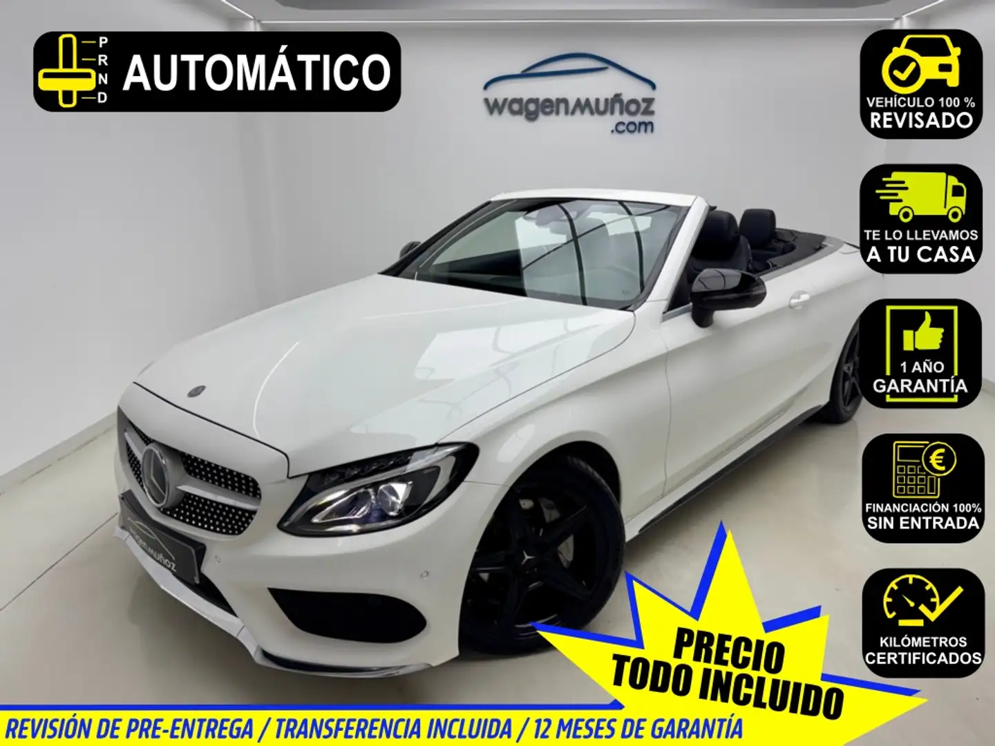 Mercedes-Benz C 220 Cabrio 220d 9G-Tronic Blanco - 1