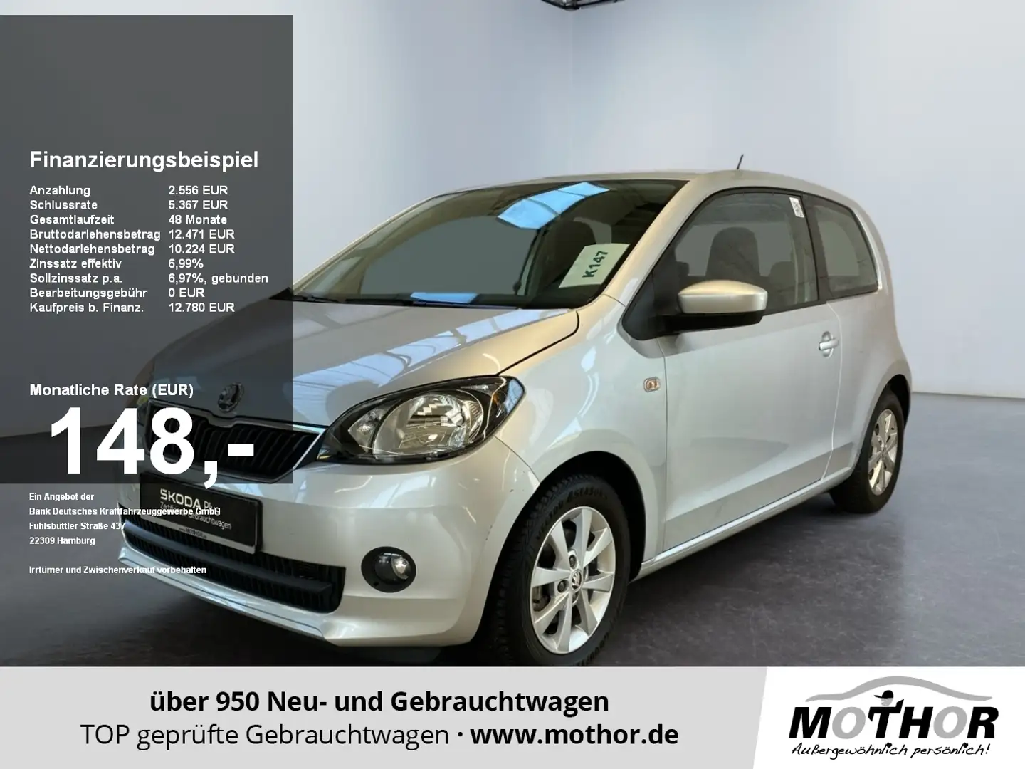 Skoda Citigo Style 1.0 Automatik SHZ PDC NAVI Срібний - 1