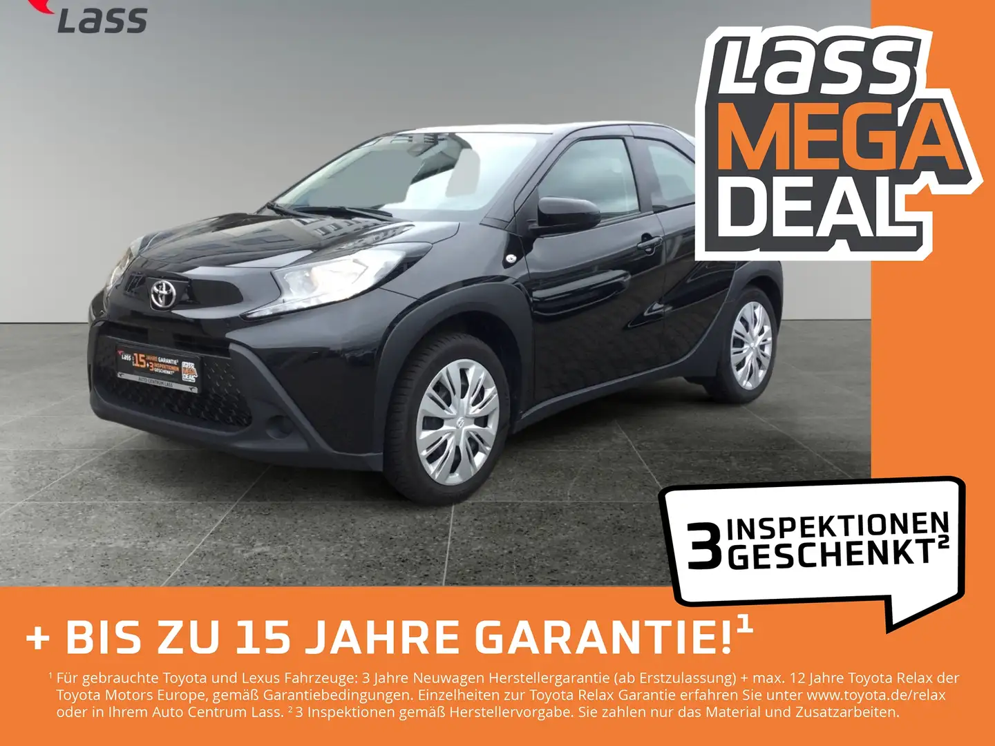 Toyota Aygo X 1.0 x-play Kamera+Allwetter+Carplay+Klima Negro - 1
