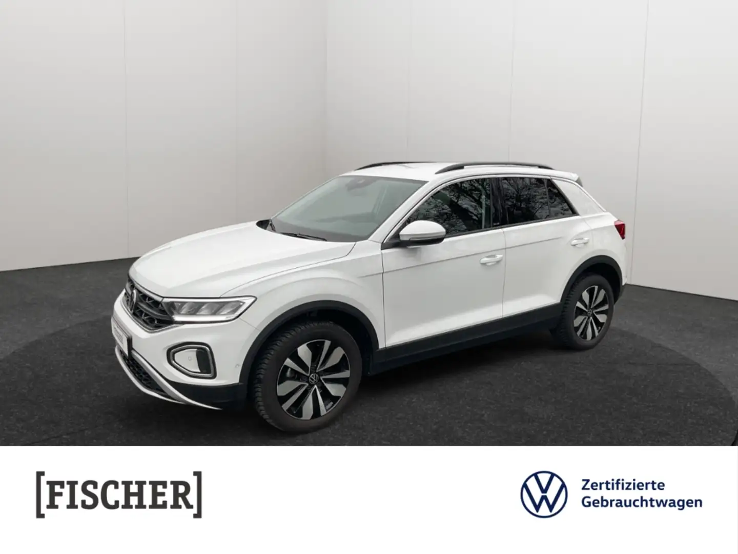 Volkswagen T-Roc 1.5TSI DSG Move LED STHZ Navi Rear View ACC DAB Weiß - 1