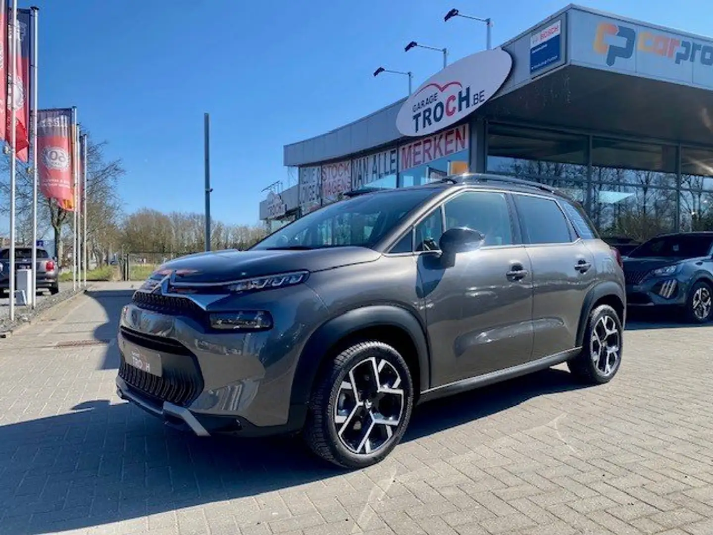 Citroen C3 Aircross Shine 110PK Leder/Navi/App Con. Sensoren Gris - 1