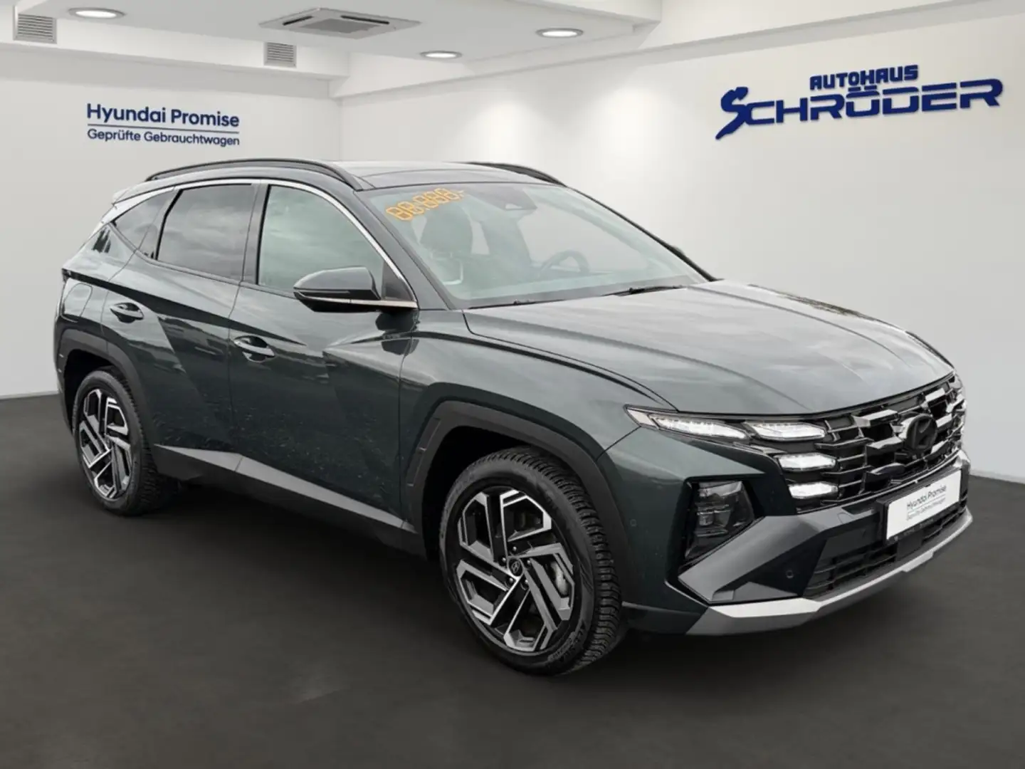 Hyundai TUCSON 1.6T 4WD Plug-In Hybrid Prime Panorama   Allwetter Vert - 2