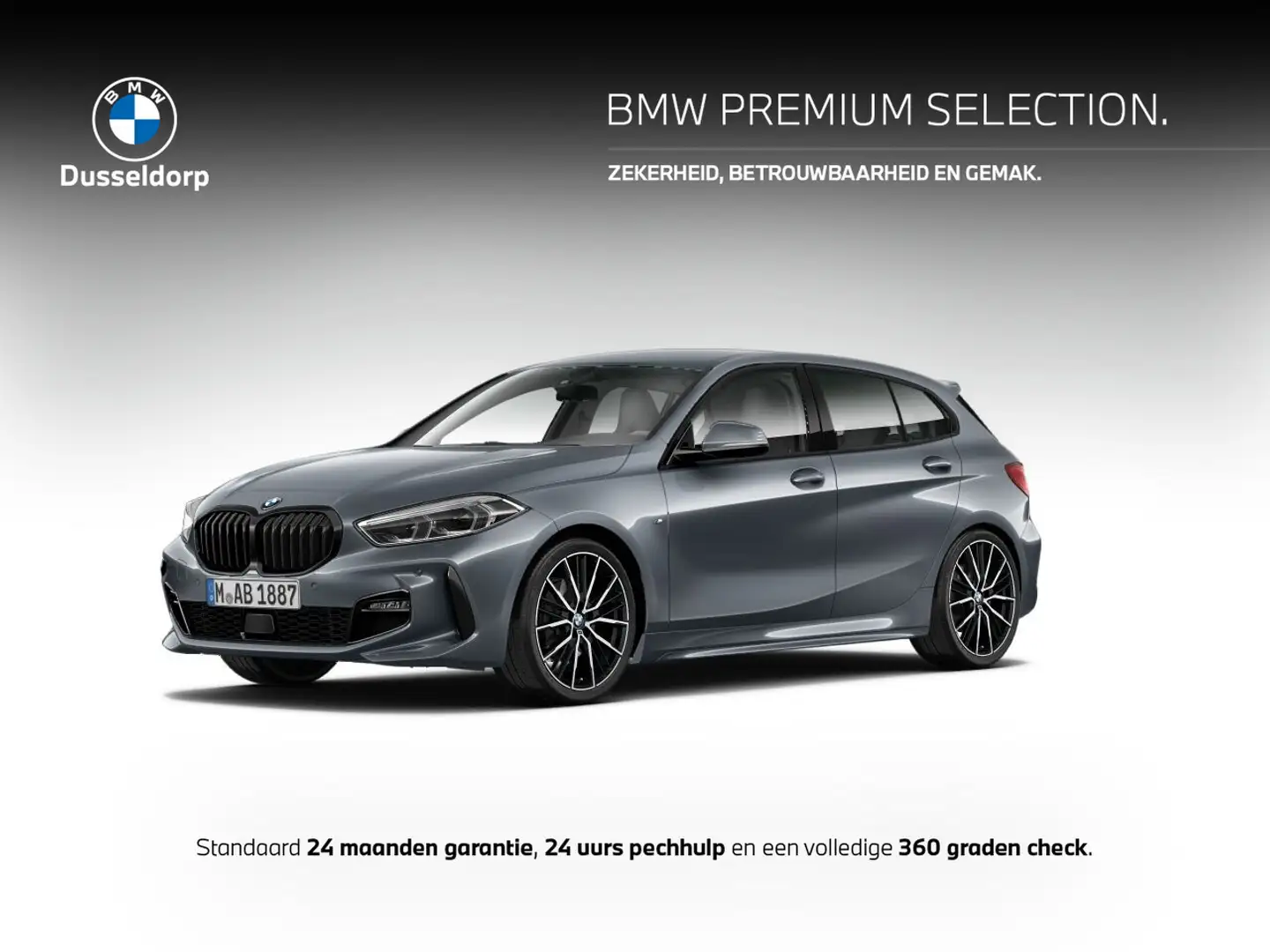 BMW 118 1 Serie 118i High Executive Edition Gris - 1