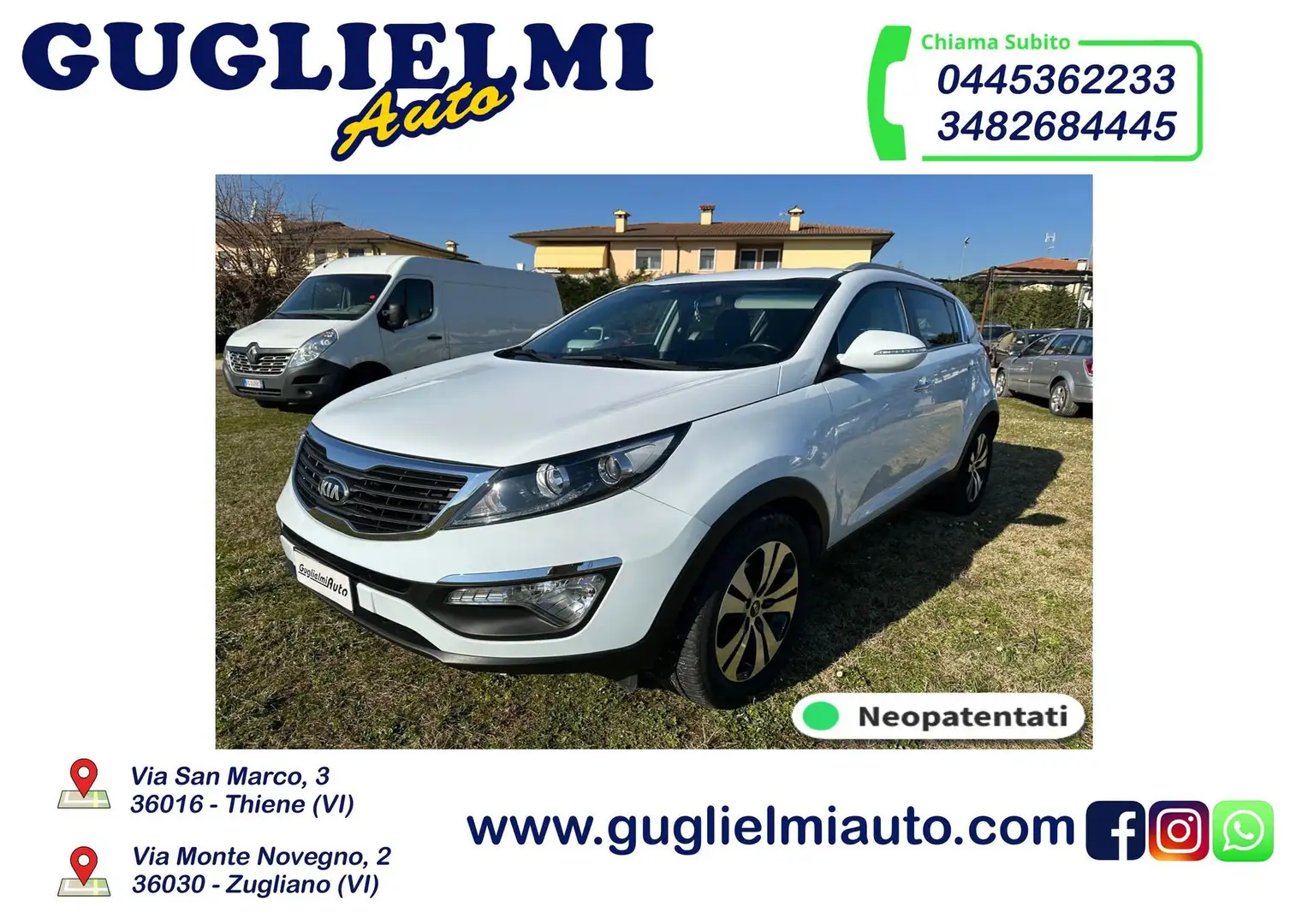 Kia Sportage Sportage 1.7 CRDI VGT 2WD Class GARANZIA 24 MESI Bianco - 1