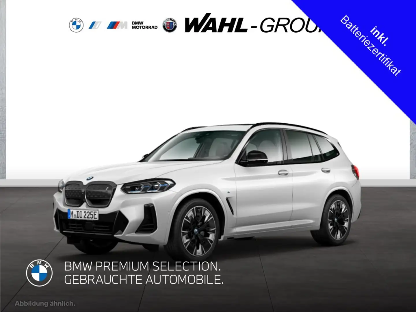 BMW iX3 Impressive M Sport Panorama AHK Laser HeadUp Harma Weiß - 1