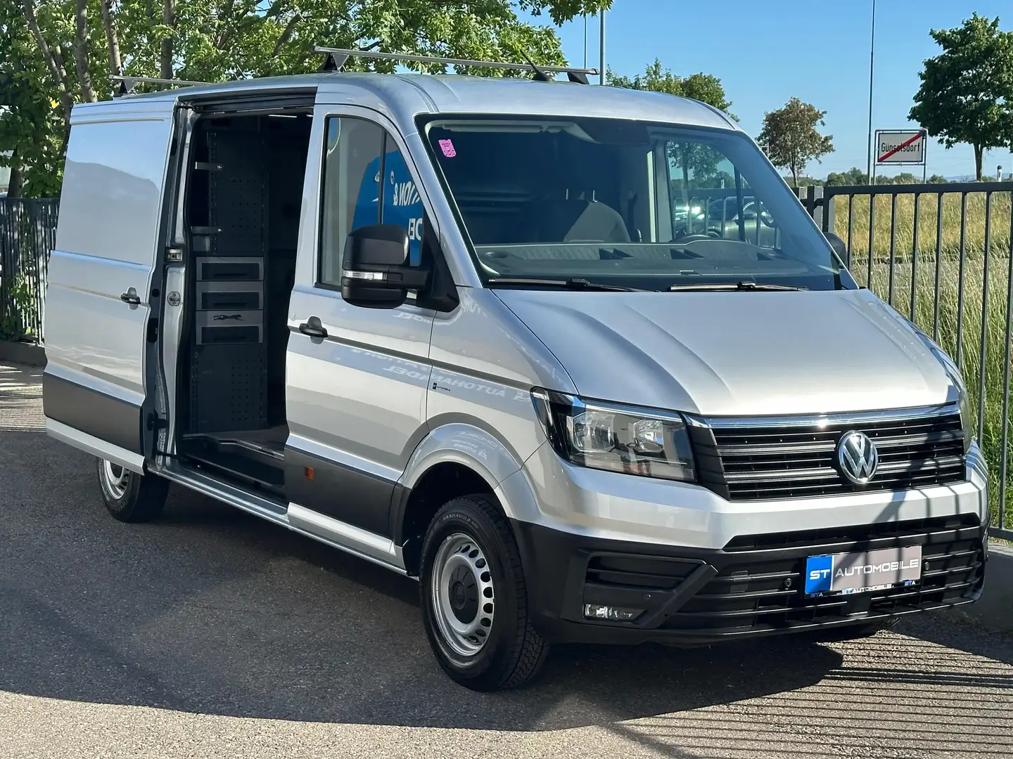 Volkswagen Crafter Kasten 35 mittellang // NAVI // NETTO: 15.825,-- Grau - 2