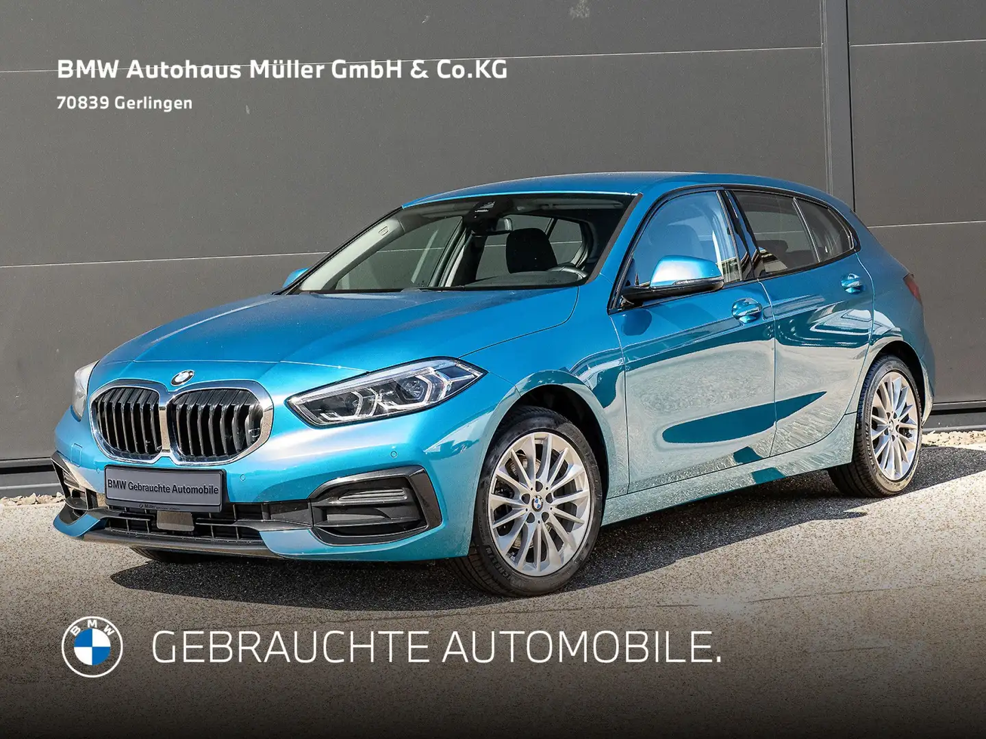 BMW 118 iA 5-Türer SportLine Einparkhilfe DAB Navi LED Blau - 2
