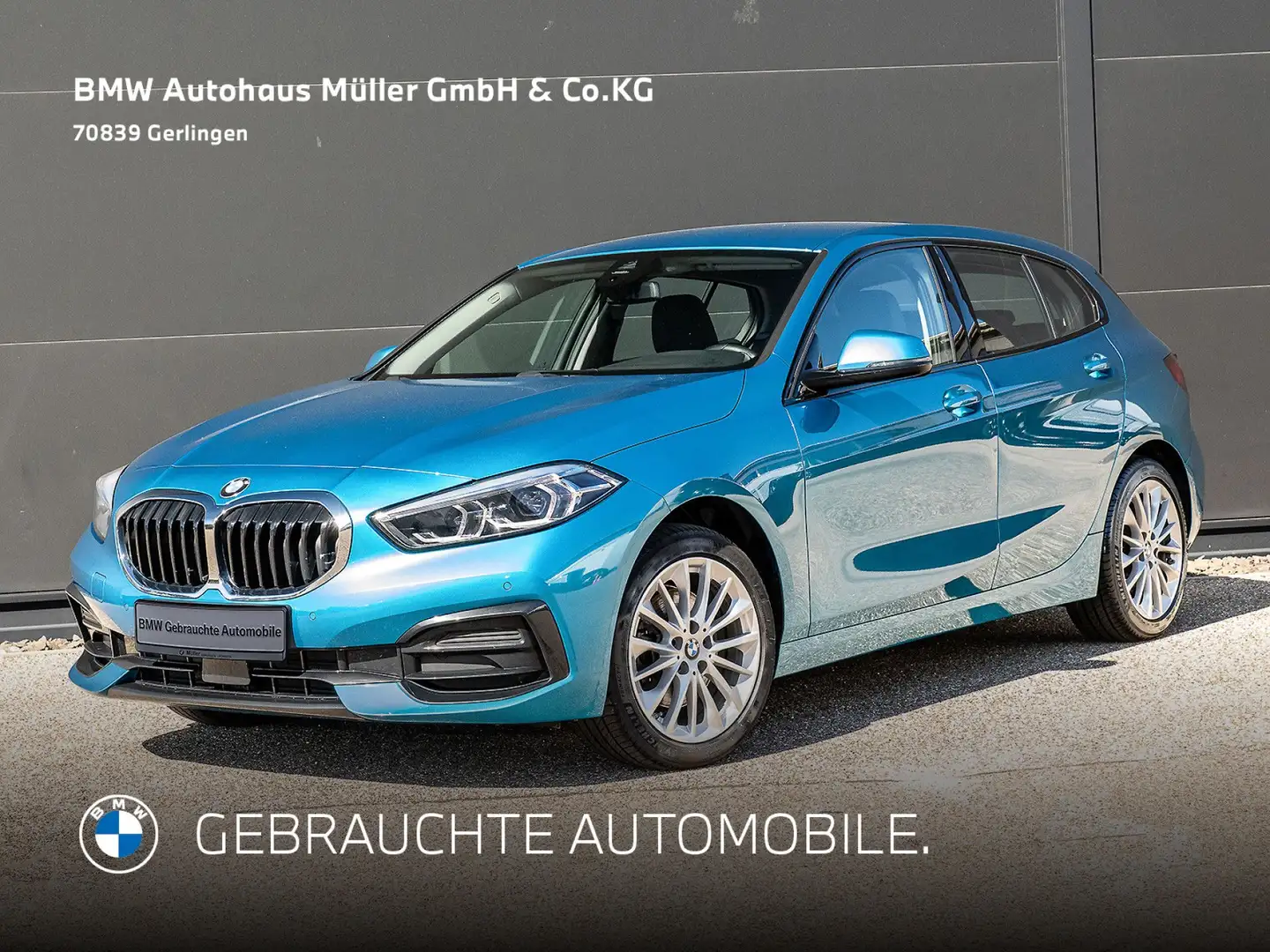 BMW 118 iA 5-Türer SportLine Einparkhilfe DAB Navi LED Blau - 1