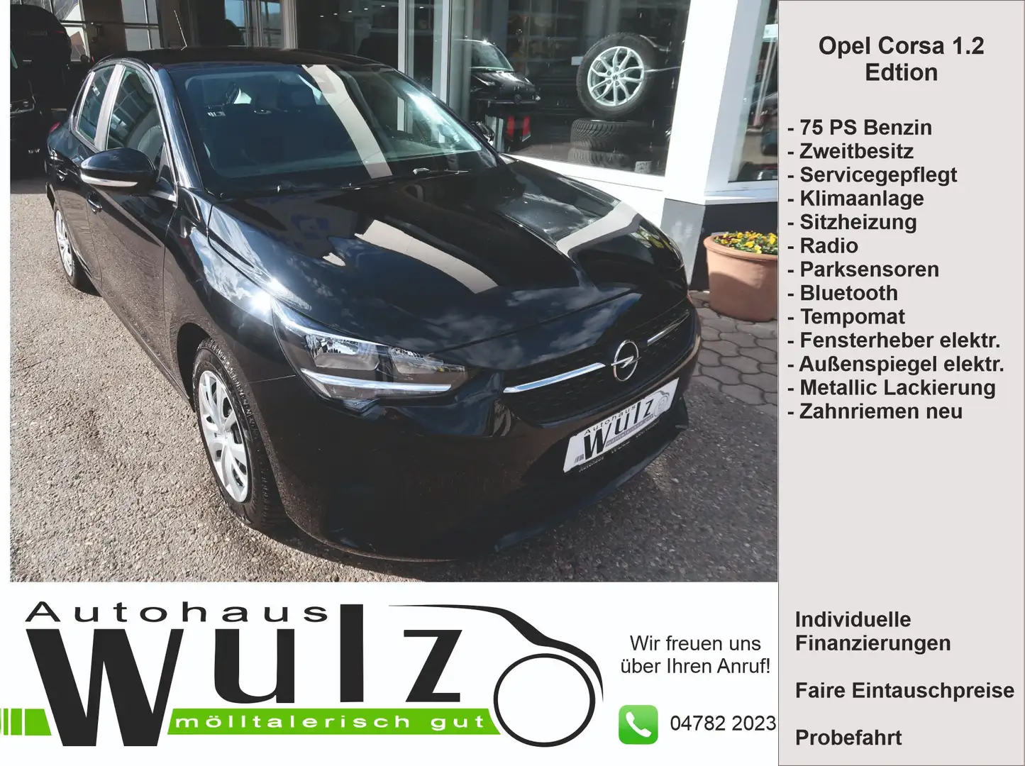 Opel Corsa Edition Schwarz - 1