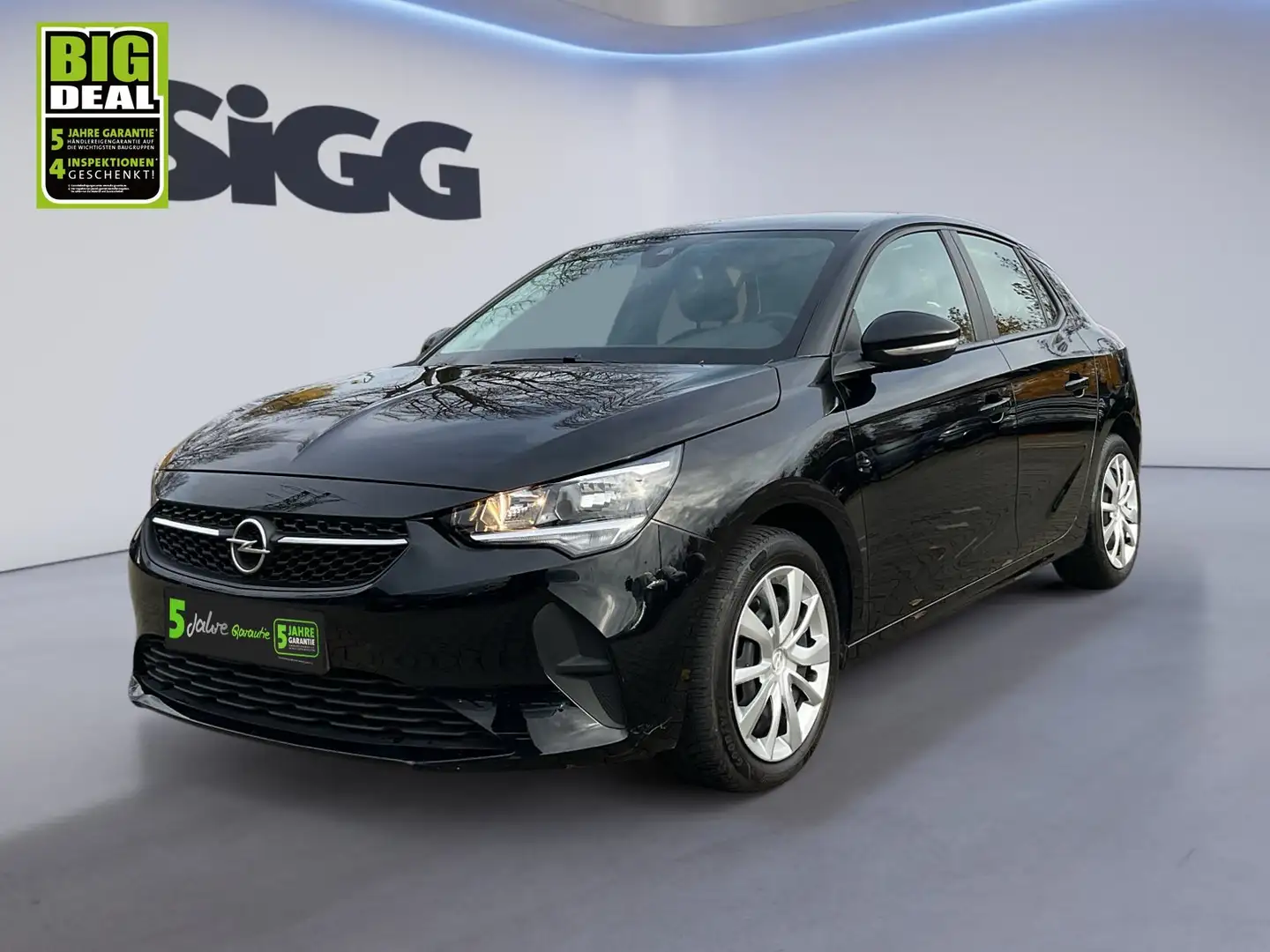 Opel Corsa F 1.2 Turbo Edition NAV KLIMA KAMERA DAB Zwart - 2