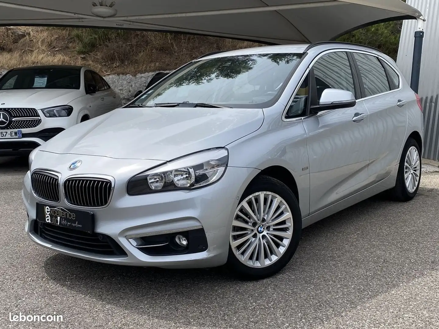 BMW 220 SERIE ACTIVETOURER (F45) 220DA XDRIVE 190CH LUXURY Gris - 2