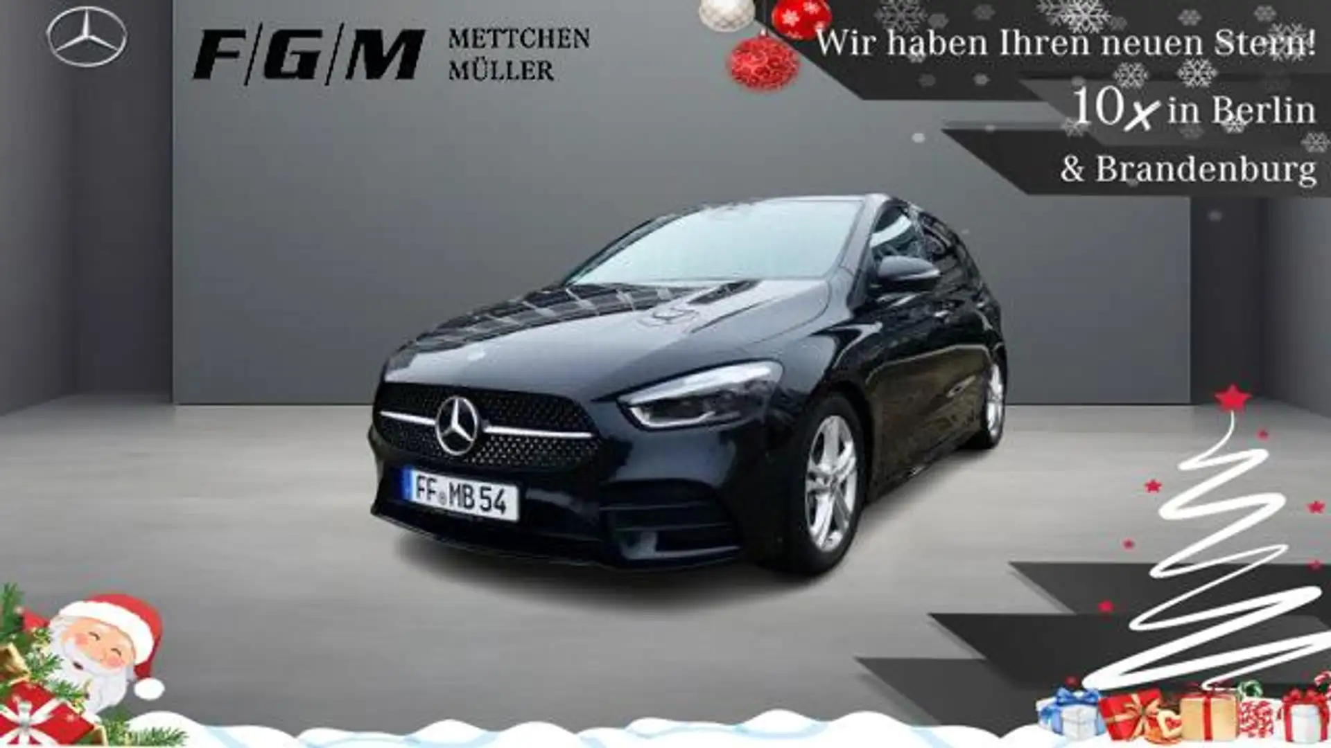 Mercedes-Benz B 200 AMG Line KeyGo|MBeam|S-Dach|Night|Kamera Schwarz - 1