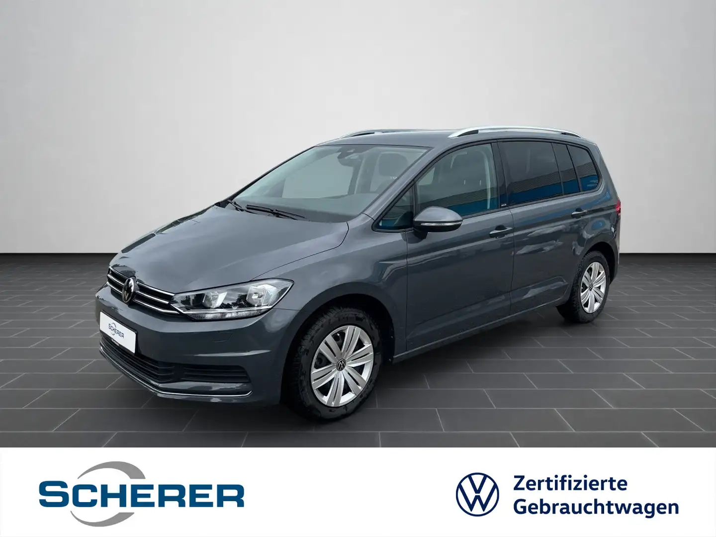 Volkswagen Touran Comfortline 1.5TSI Move DSG/Navi/ACC/7 Si Grau - 1