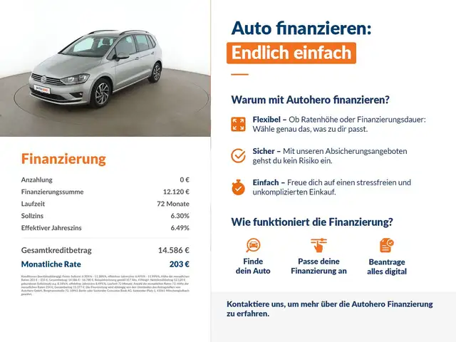 Volkswagen Golf Sportsvan view 2