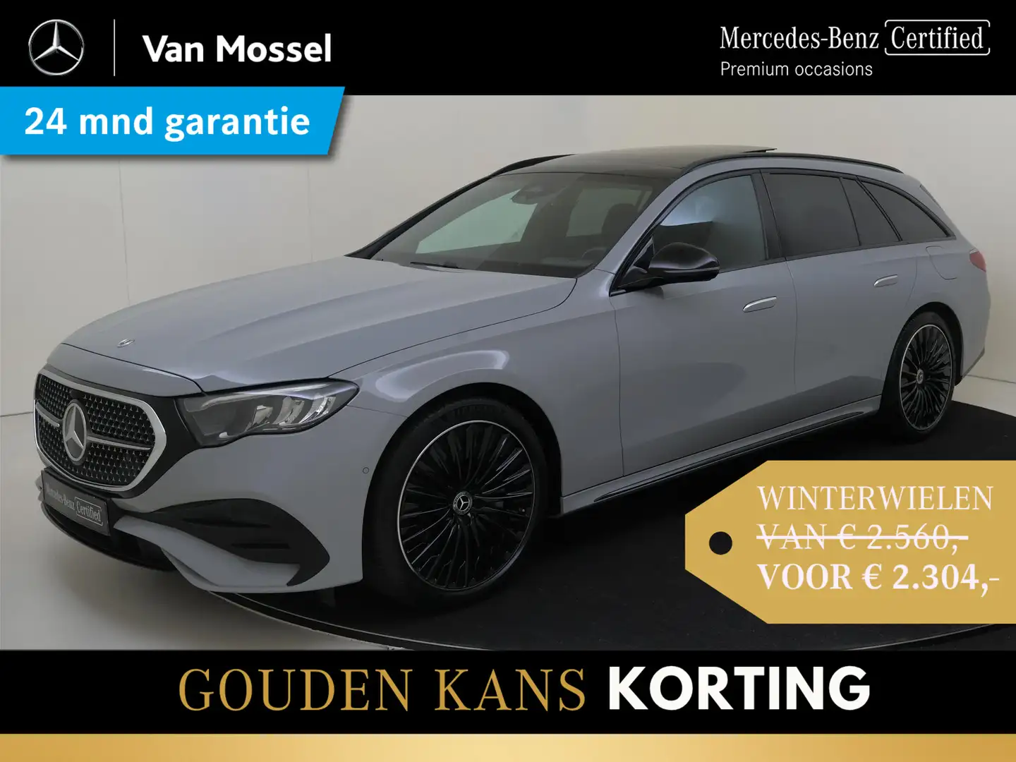 Mercedes-Benz E 300 Estate 300e / Stoelverwarming / Achteruitrijcamera Grijs - 1