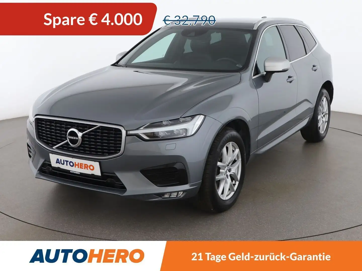 Volvo XC60 2.0 D5 R Design AWD Aut. *LED*ACC*B&W*SPUR*NAVI* Grau - 1