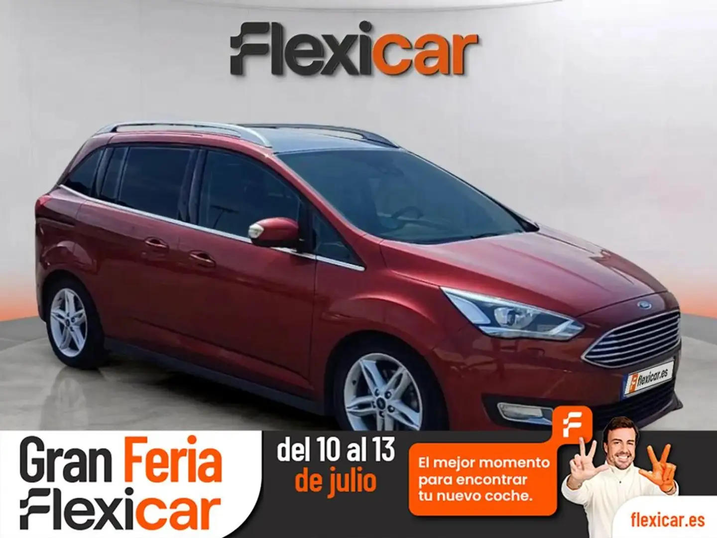 Ford C-Max 1.0 EcoBoost 125CV Titanium Rojo - 1